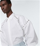 Alexander McQueen - Embellished cotton shirt