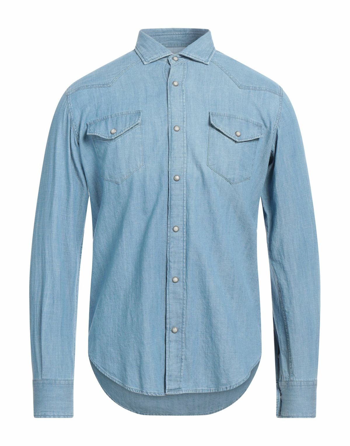 Eleventy Mens Denim shirt in Blue