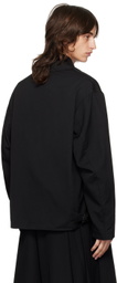 YOHJI YAMAMOTO Black Gabardine Standard Jacket