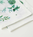 Aquazzura Casa Secret Garden set of 2 linen napkins