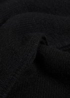 John Smedley Quartz Cashmere and Wool-blend Scarf - Black - One Size