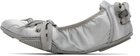Acne Studios Gray Lace-Up Satin Sneakers