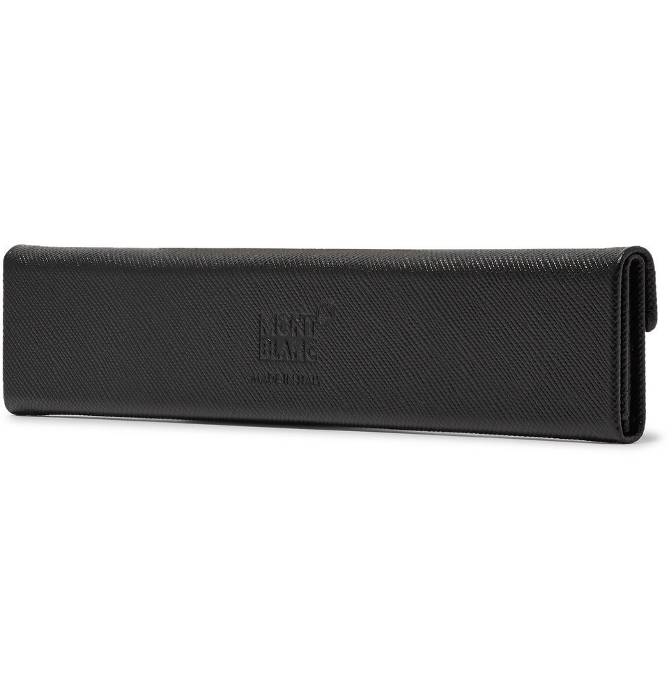 Montblanc - Sartorial Cross-Grain Leather Pen Case - Men - Black