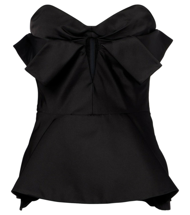 Photo: McQueen Bow-detail corset top