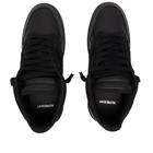 Represent Men's Reptor Leather Sneakers in Black