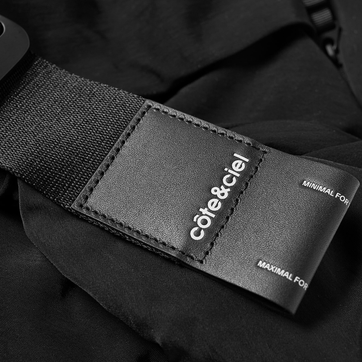 Cote&Ciel Hyco Smooth Cross Body Bag in Black Cote & Ciel