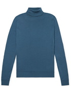 John Smedley - Cherwell Slim-Fit Merino Wool Rollneck Sweater - Blue