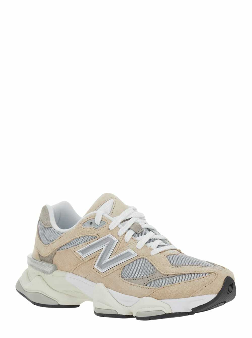 New Balance 9060 Brown Sneaker With Side Logo And Chunky Sole In Suede Unisex
