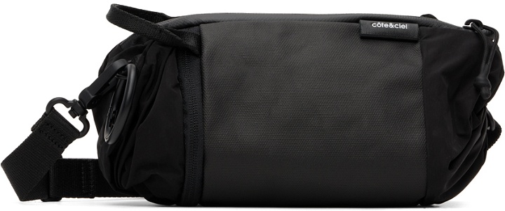 Photo: Côte&Ciel Black Mini Duffle Bag