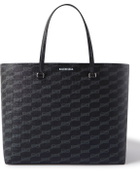 Balenciaga - Logo-Print Coated-Canvas Tote Bag