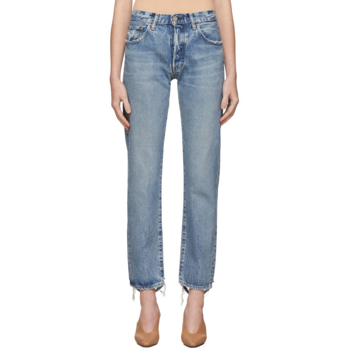 Photo: Moussy Vintage Blue MV Norwalk Straight Jeans