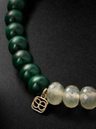 Sydney Evan - 14-Karat Gold Multi-Stone Beaded Bracelet