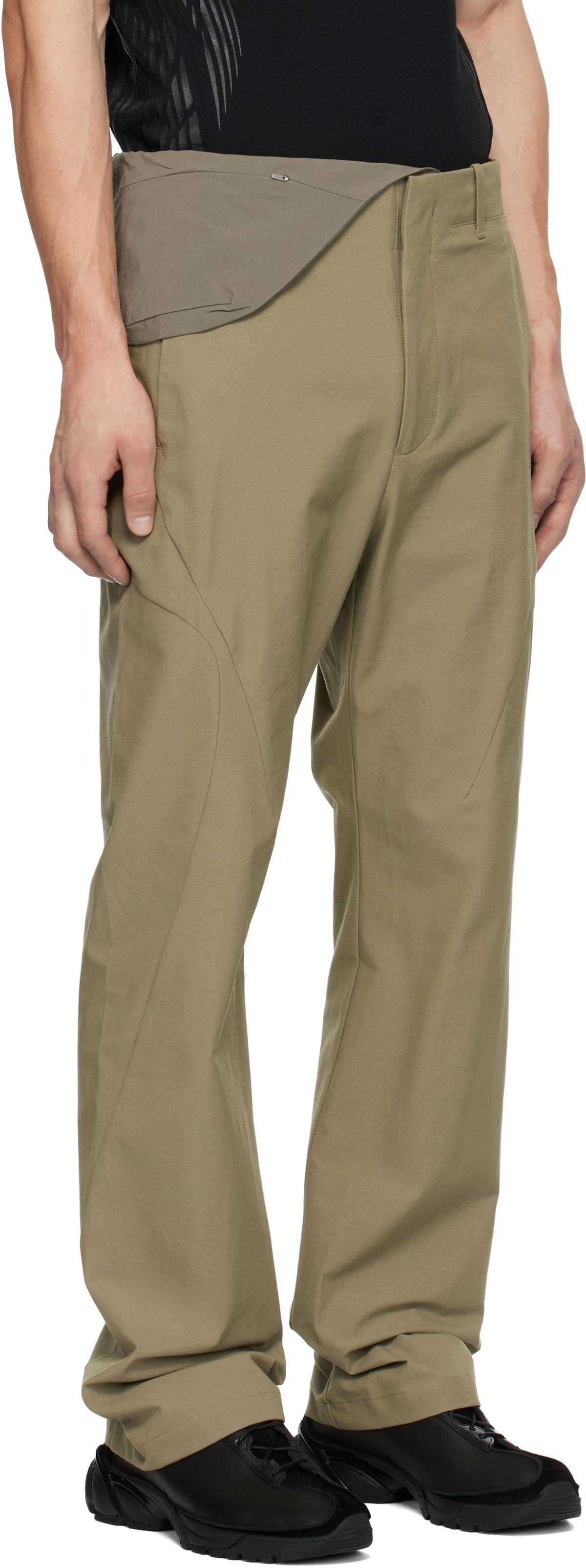 POST ARCHIVE FACTION (PAF) Black 7.0 Right Technical Trousers Post