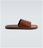 JW Anderson - Leather flat sandals