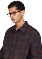 TOM FORD Brown Round Glasses