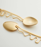 L'Objet Spirale set of 4 cocktail spoons