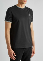 Fred Perry M1588 Black Cotton T-shirt