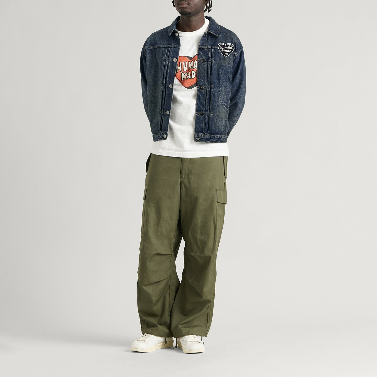 Human Made Men's Future Denim Work Jacket in Indigo