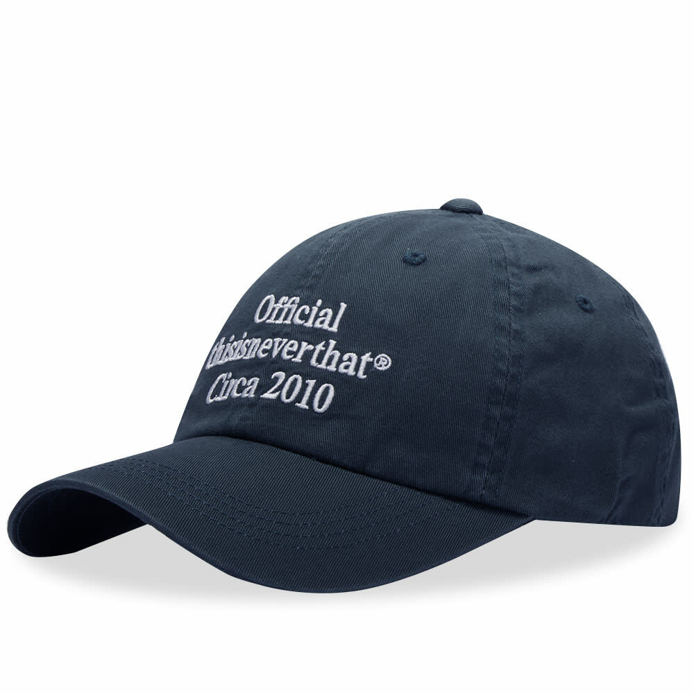 thisisneverthat Men's Times Cap in Navy thisisneverthat