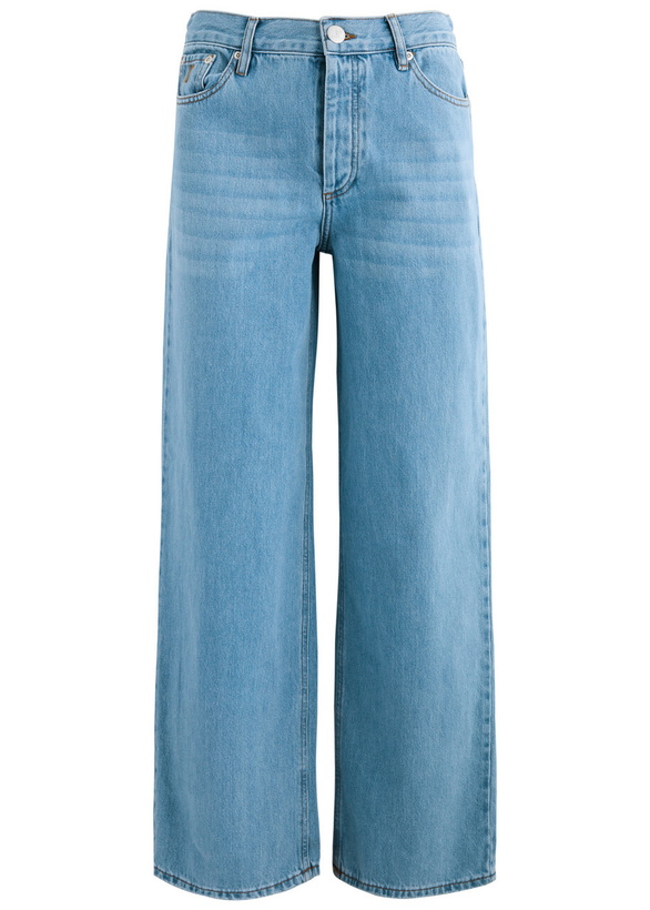 Photo: BY Malene Birger Vinola Wide-leg Jeans Denim