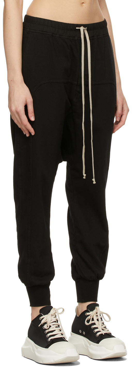 Rick Owens Drkshdw Black Prisoner Drawstring Lounge Pants Rick