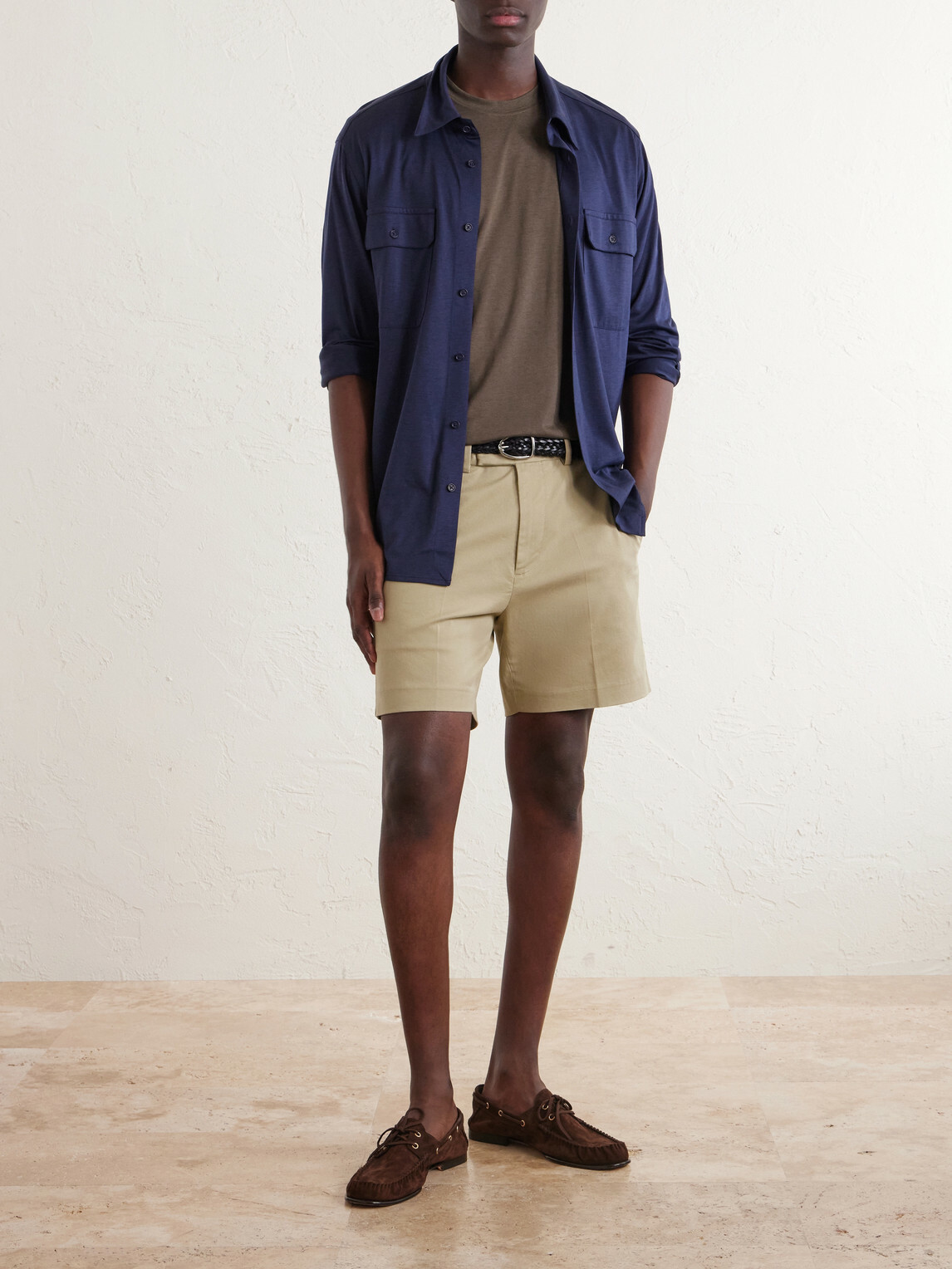 TOM FORD - Lyocell and Cotton-Blend T-Shirt - Brown