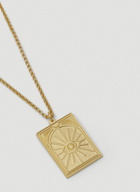 Tarot Sun Pendant Necklace in Gold