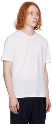 Brioni White Embroidered T-Shirt