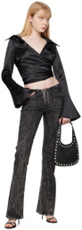 ioannes Black Elevated Jeans