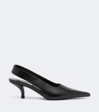 Toteme Leather slingback pumps
