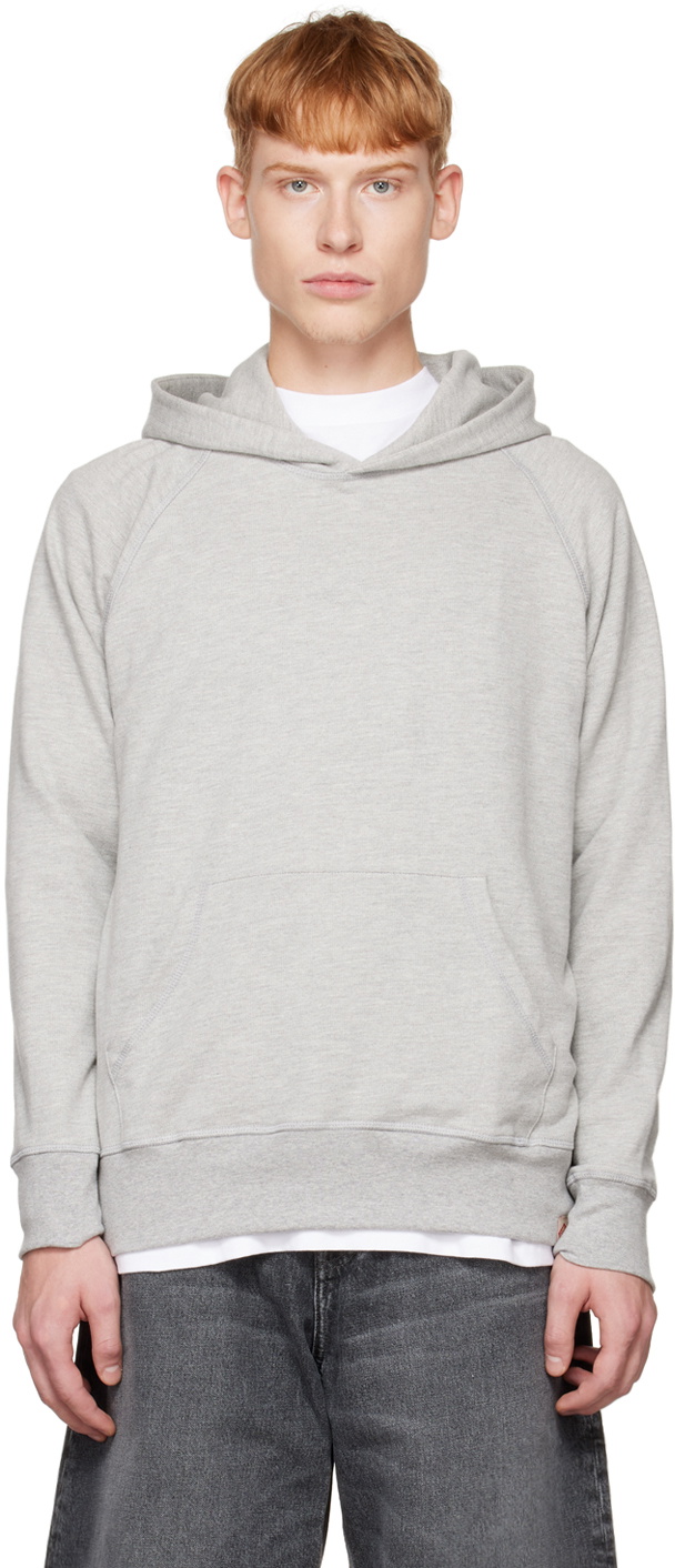 Bather Gray Raglan Sleeve Hoodie Bather