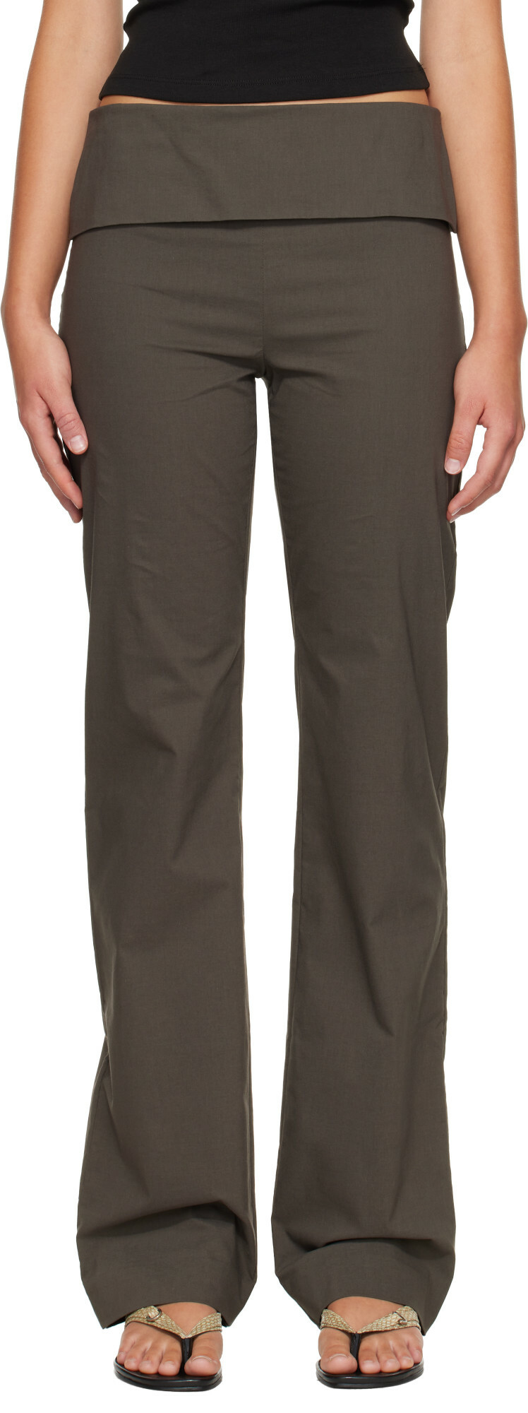 St. Agni Gray Studio Trousers