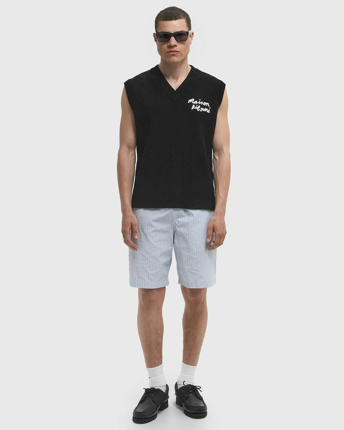 Maison Kitsune HANDWRITING VEST Black Men