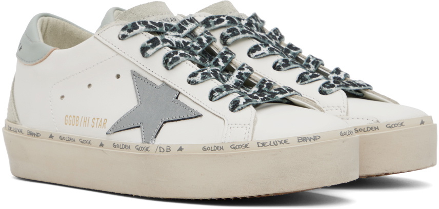 【関税&送料込】Golden  Deluxe Brand White Leather V-St Super Star Sneakers - Golden Goose Deluxe Brand - Leather