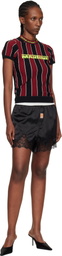 Martine Rose Black French Knickers Shorts