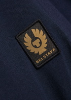 Belstaff Logo-appliquéd Cotton T-shirt Navy