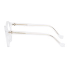 Loewe Transparent Ovular Glasses
