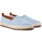 Mulo - Suede Espadrilles - Blue