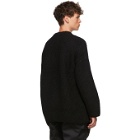 ALMOSTBLACK Black Wool Sweater