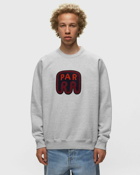 By Parra Fast Food Logo Crew Neck Sweatshirt Grey - Mens - Sweatshirts