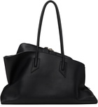 The Attico Black 'La Passeggiata Medium' Top Handle Bag