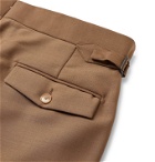 Maximilian Mogg - Pleated Virgin Wool Trousers - Brown
