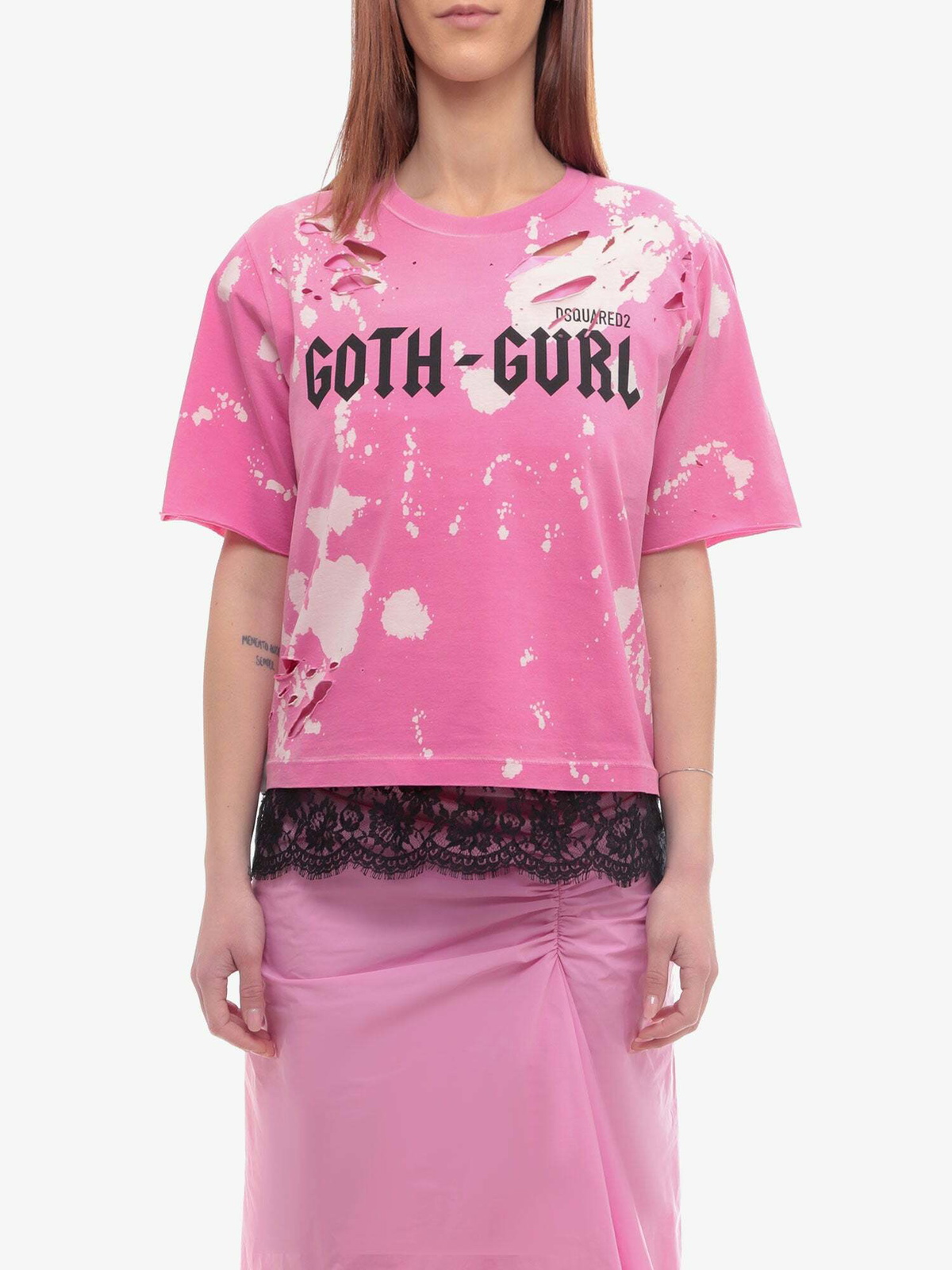 Dsquared2 T Shirt Pink Womens Dsquared2