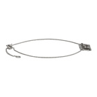 Saint Laurent Silver Logo Bracelet