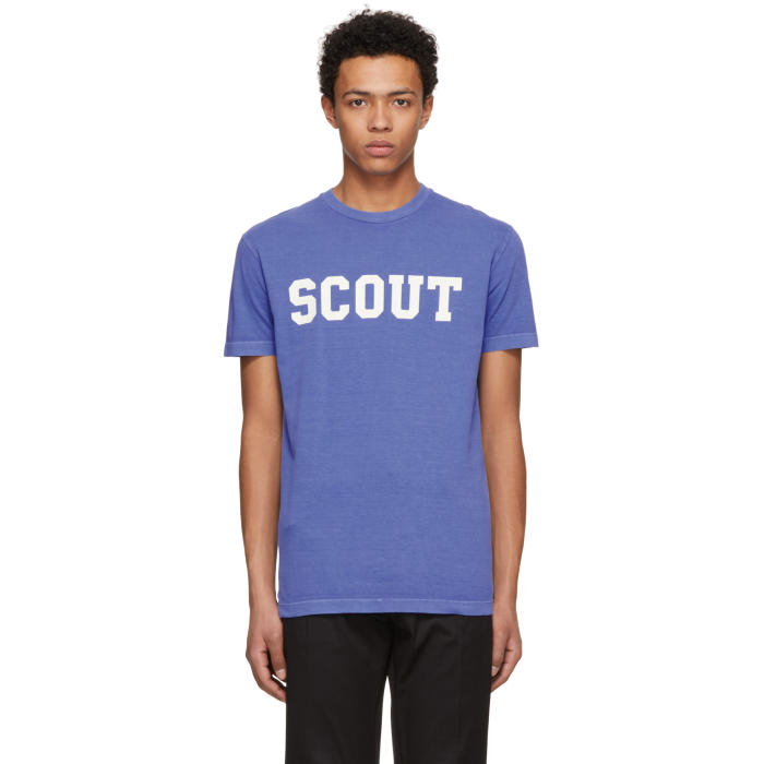 Photo: Dsquared2 Blue Scout Long Cool T-Shirt