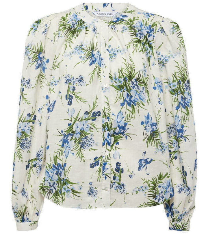 Photo: Veronica Beard Ashlynn floral cotton shirt