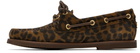 Gianvito Rossi Brown Vandée Boat Shoes
