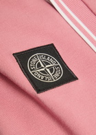 Stone Island Piqué Cotton Polo Shirt Pink