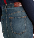 Gucci Horsebit denim miniskirt