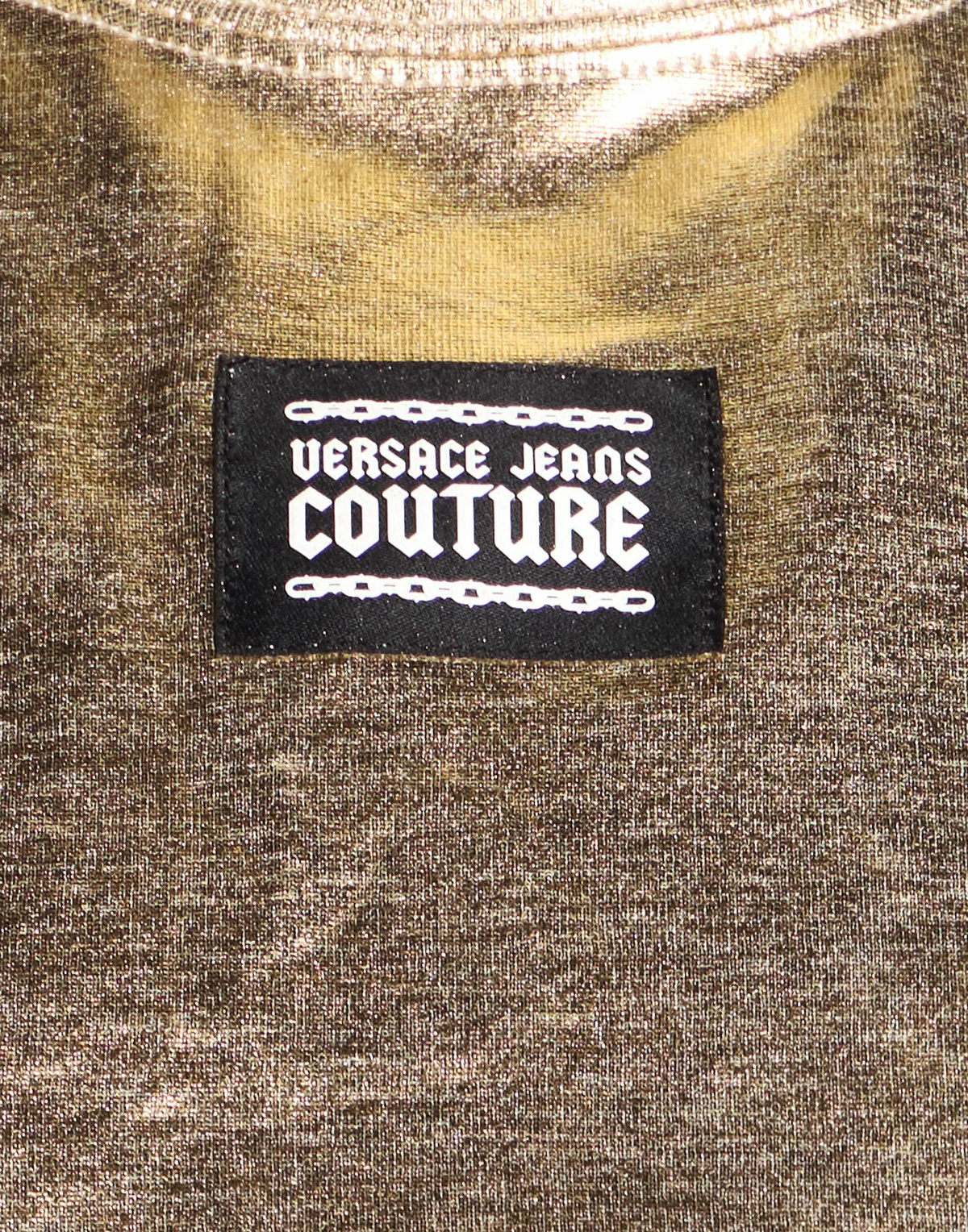Versace Jeans Couture Womens Top in Gold